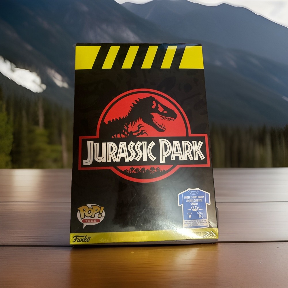 Funko Pop Tees  Boxed Jurassic Park Limited Edition T Shirt Unisex Medium NEW